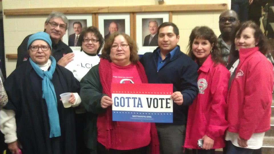 Celebrating Election Night Lansing, Michigan