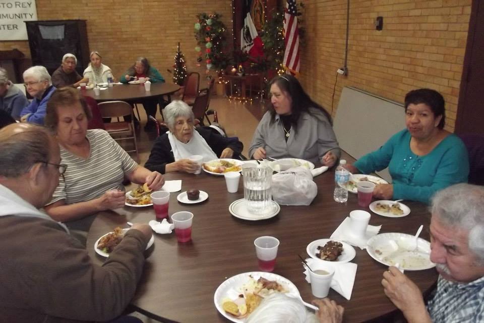 A Senior Citizens and Cristo Rey Center Staff Thanksgiving